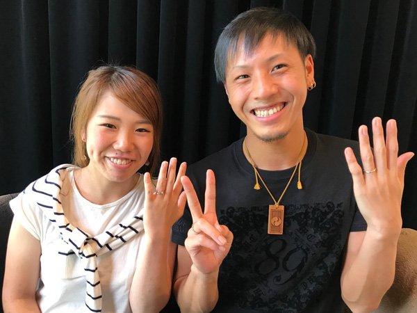 大石幸晃様＆山本愛様　御入籍おめでとうございます！