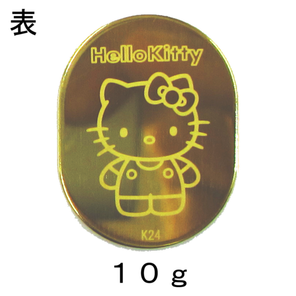 [ハローキティ] 純金小判 24金 10g(ハローキティバイメイフェア)