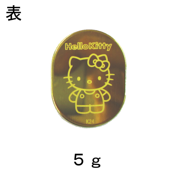 [ハローキティ] 純金小判 24金 5g(ハローキティバイメイフェア)